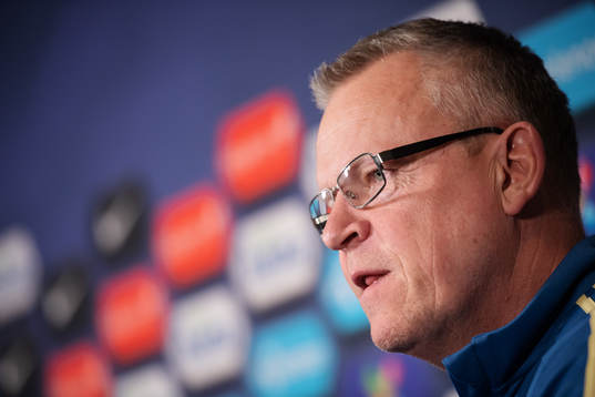 Head coach Janne Andersson of the Swedish national football
