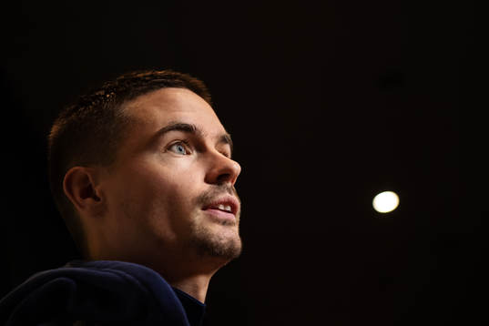 Mikael Lustig of the Swedish national football team