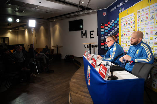 Head coach Janne Andersson of the Swedish national football