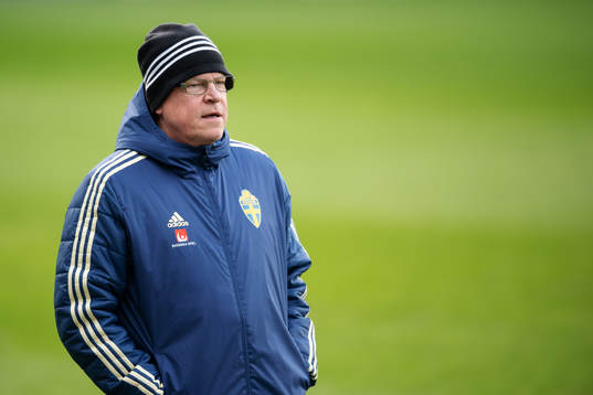 Janne Andersson, head coach of the Swedish national