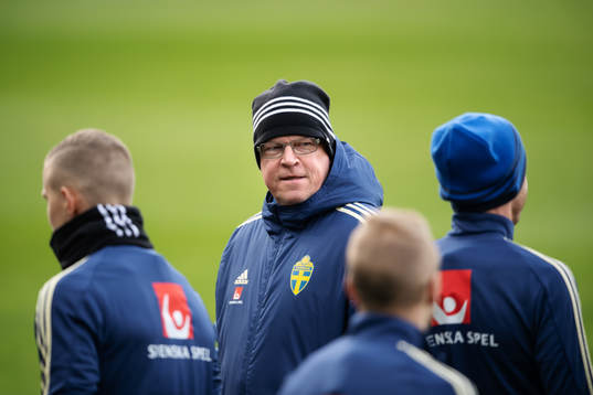Janne Andersson, head coach of the Swedish national