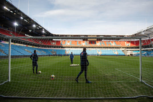 Goalkeeper Robin Olsen of the Swedish national football team