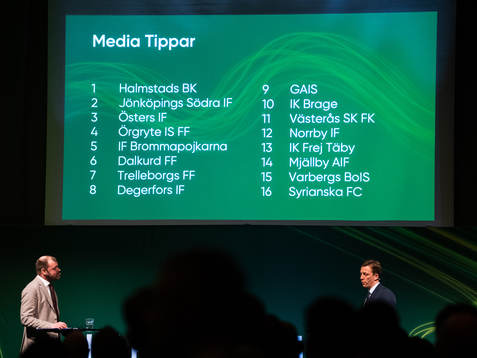 Daniel Kristiansson, konferencier och Erik Edman,