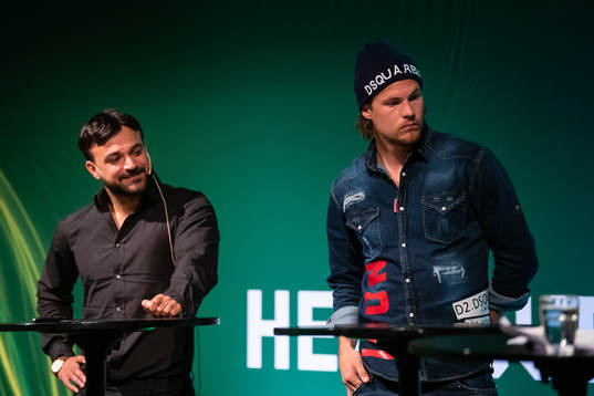Syrianskas tränare Korash Hatami och Sebastian Rajalakso
