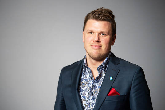 Östers tränare Christian Järdler