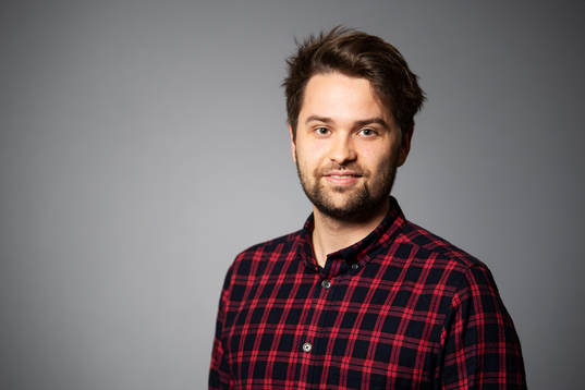 Örgrytes mediaansvarige Johan Velagic