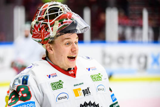 Frölundas målvakt Johan Mattsson