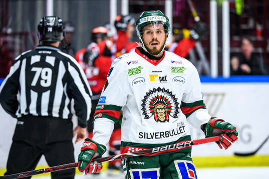 Frölundas Sebastian Stålberg deppar