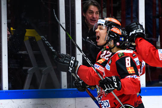 Malmö Redhawks Lars Bryggman jublar