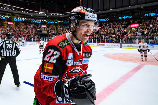 Malmö Redhawks Lars Bryggman jublar