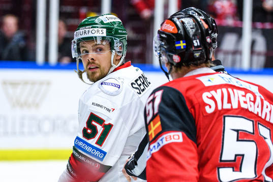 Frölundas Mats Rosseli Olsen i bråk med Malmö Redhawks
