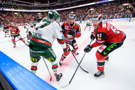 Malmö Redhawks Henrik Hetta och Emil Sylvegård