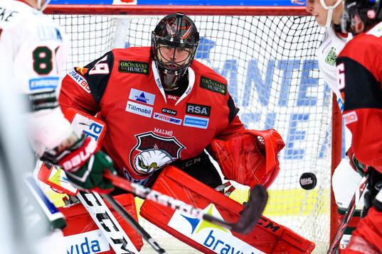 Malmö Redhawks målvakt Oscar Alsenfelt