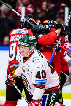 Frölundas Joel Mustonen deppar