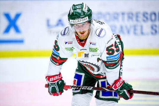 Frölundas Simon Hjalmarsson deppar