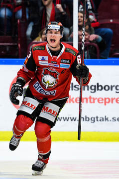 Malmö Redhawks Fredrik Händemark jublar