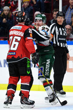 Frölundas Ponthus Westerholm i bråk med Malmö Redhawks