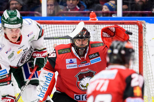 Malmö Redhawks målvakt Oscar Alsenfelt