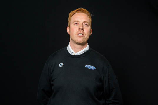 Svein Maalen, head coach of Ranheim, poses for a portrait