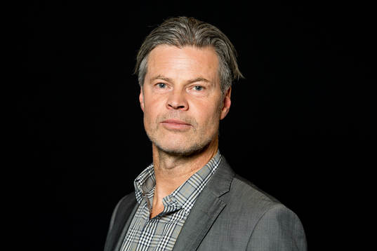 Vegard Hansen, head coach of Mjøndalen, poses for a