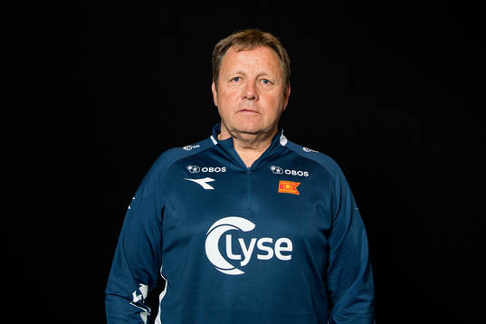 Bjarne Berntsen, head coach of Viking, poses for a portrait