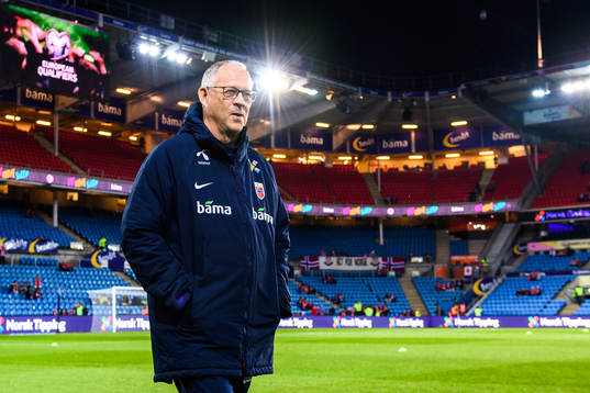 Lars Lagerbäck, head coach of Norway