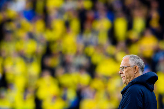 Lars Lagerbäck, head coach of Norway