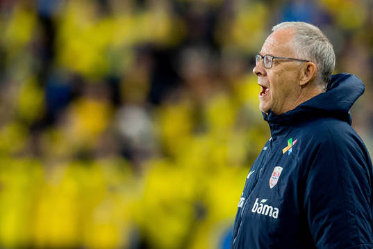 Lars Lagerbäck, head coach of Norway