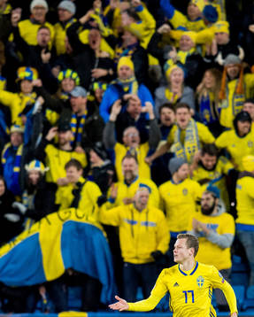 Viktor Claesson of Sweden celebrates