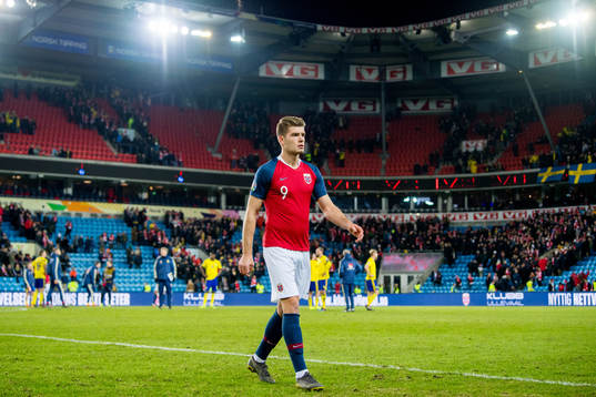 Alexander Sørloth of Norway