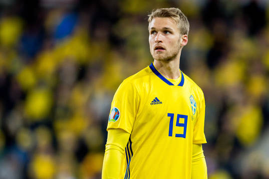 Sebastian Andersson of Sweden looks dejected