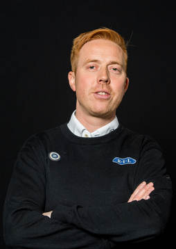 Svein Maalen, head coach of Ranheim, poses for a portrait