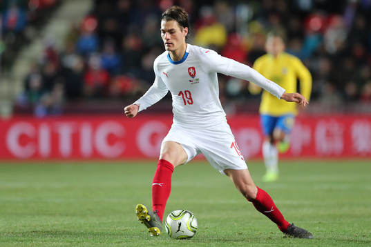 Patrik Schick of Czech Republic is seen