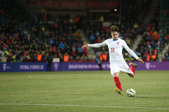 Patrik Schick of Czech Republic is seen