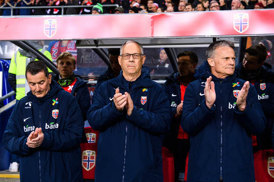 Lars Lagerbäck, head coach of Norway