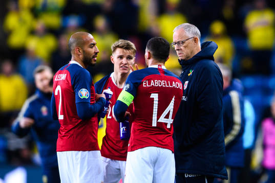 Haitam Aleesami , Omar Elabdellaoui , Martin Ødegaard and