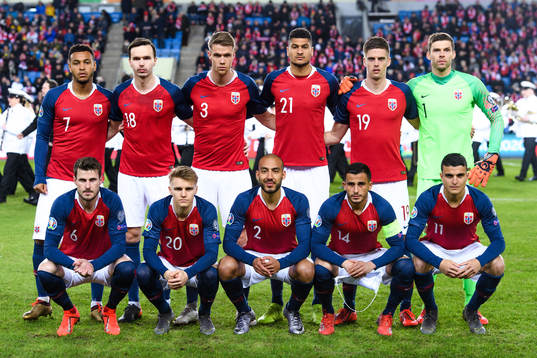 Starting eleven of Norway