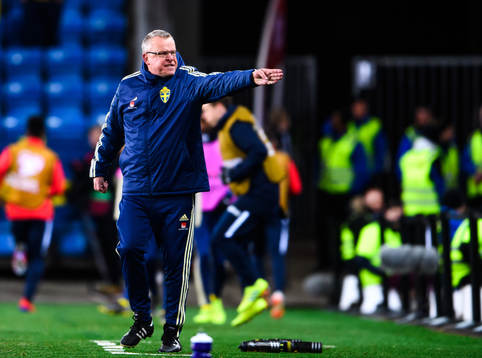 Head coach Janne Andersson of Sweden