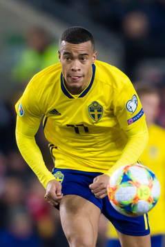 Robin Quaison of Sweden