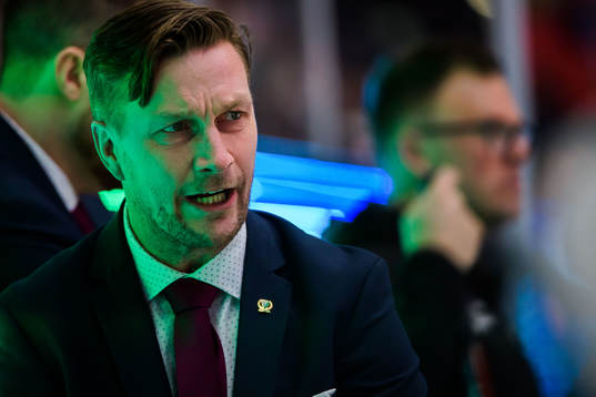 Färjestads tränare Johan Pennerborn