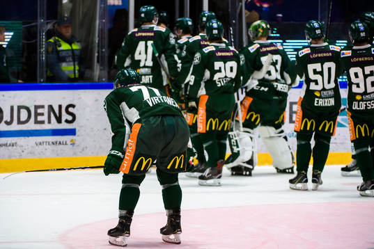 Färjestads Jesse Virtanen deppar