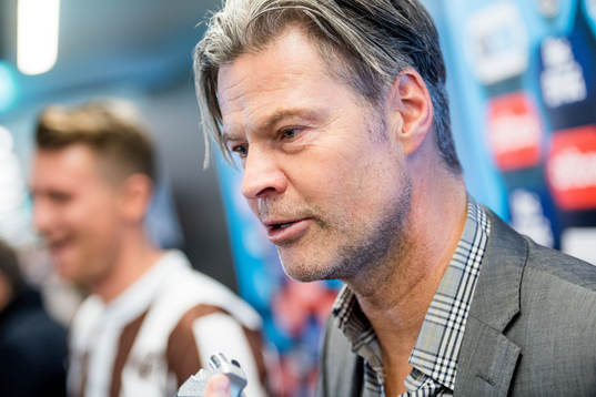 Christian Gauseth of Mjøndalen and Vegard Hansen, head
