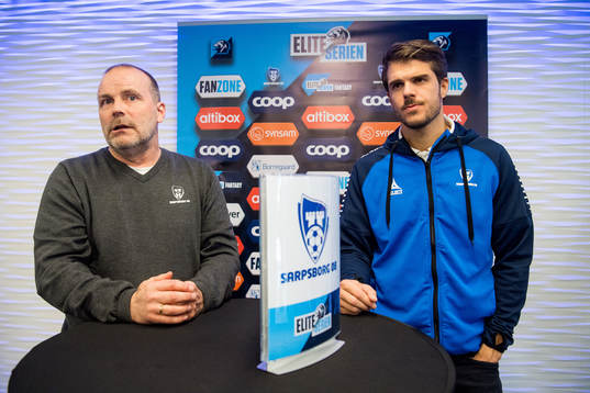 Geir Bakke, head coach of Sarpsborg 08, and Joachim