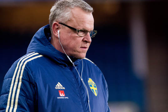 Head coach Janne Andersson of Sweden