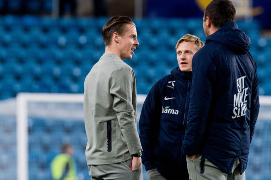 Stefan Johansen and Mats Møller Dæhli of Norway