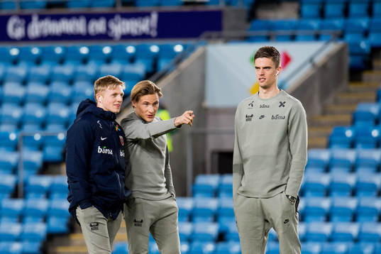 Mats Møller Dæhli, Jonas Svensson and Markus Henriksen of