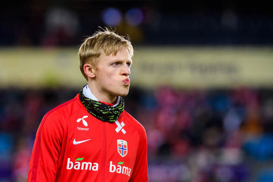 Mats Møller Dæhli of Norway prior to the UEFA Euro