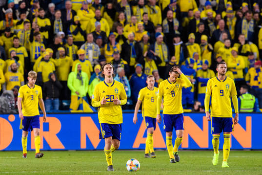 Kristoffer Olsson, Albin Ekdal and Marcus Berg looks