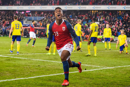 Ola Kamara of Norway celebrates