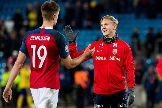 Markus Henriksen and Mats Møller Dæhli of Norway